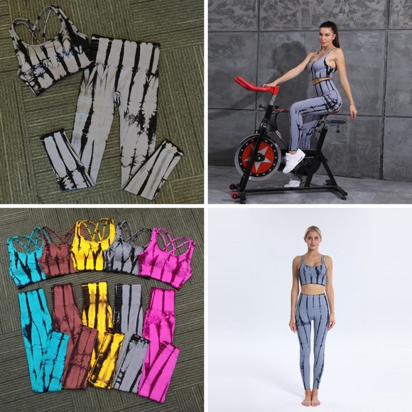 (NEW!) Activewear Tie Dye Sets - Picture 2 of 4